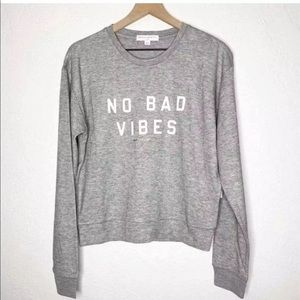 Spiritual Gangster • Vibes Crew Neck Gray Savasana Size XL NWT Retail $78